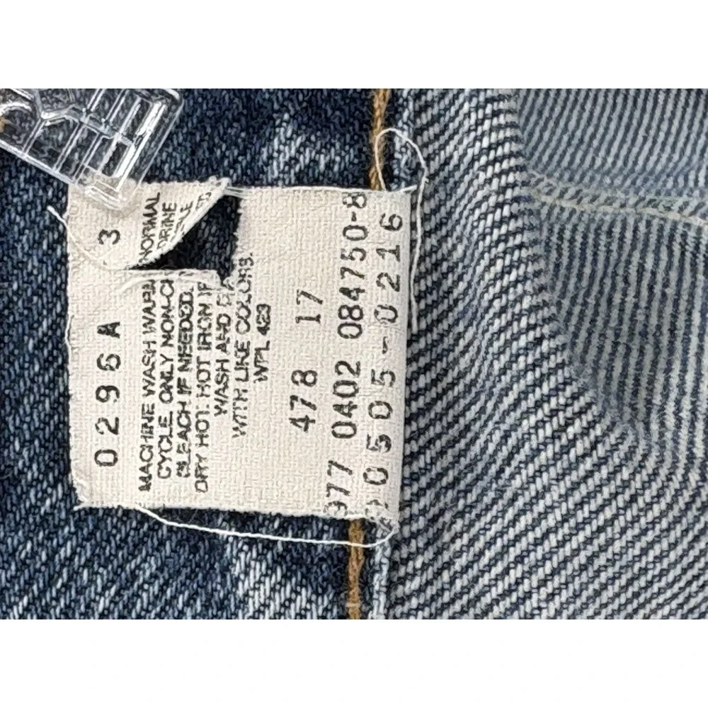 Vintage Levis 505 42x30 (40x29) Mens Blue Straight Chore Workwear Wash 2002‎ Y2K